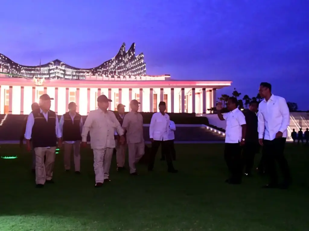 Presiden Prabowo bermalam di IKN