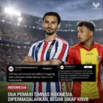 Paspor pemain timnas indonesia dipermasalahkan 