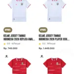  Jersey timnas indonesia kelme 