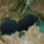 Laut Kaspia Terletak di