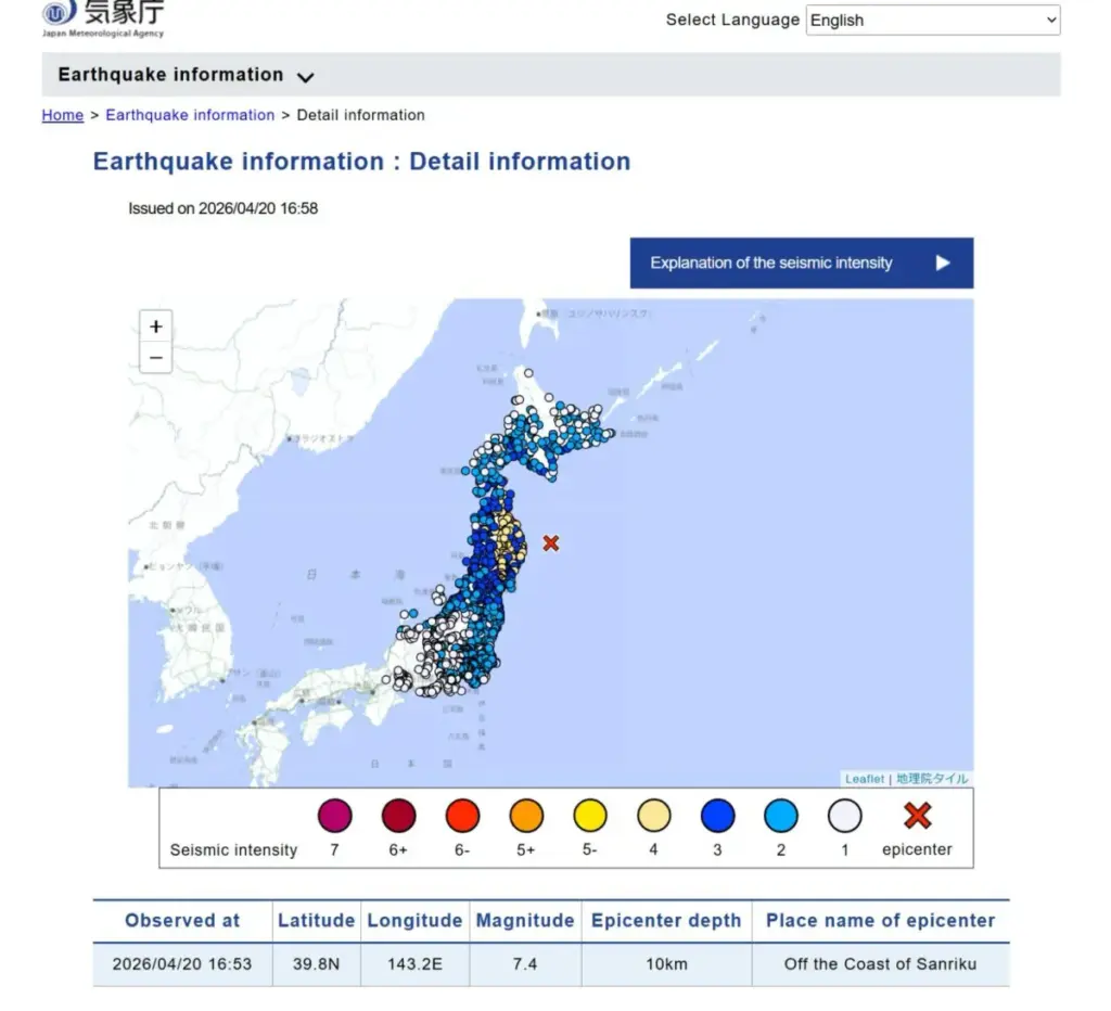 tsunami jepang