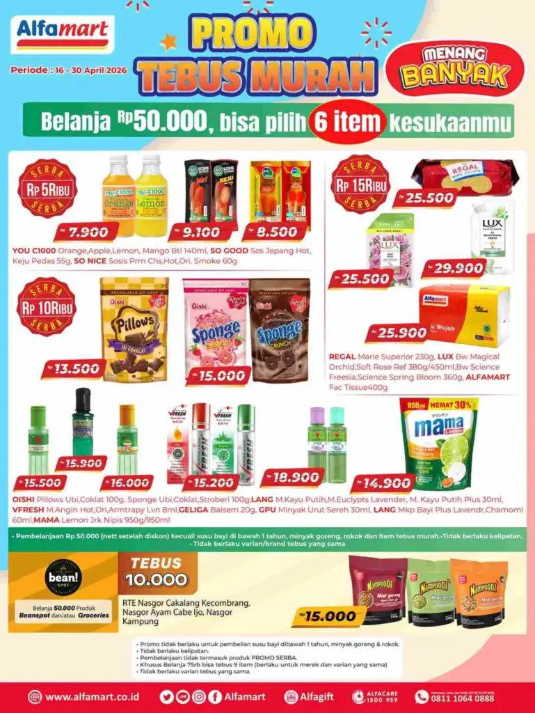 Promo Tebus Murah Alfamart